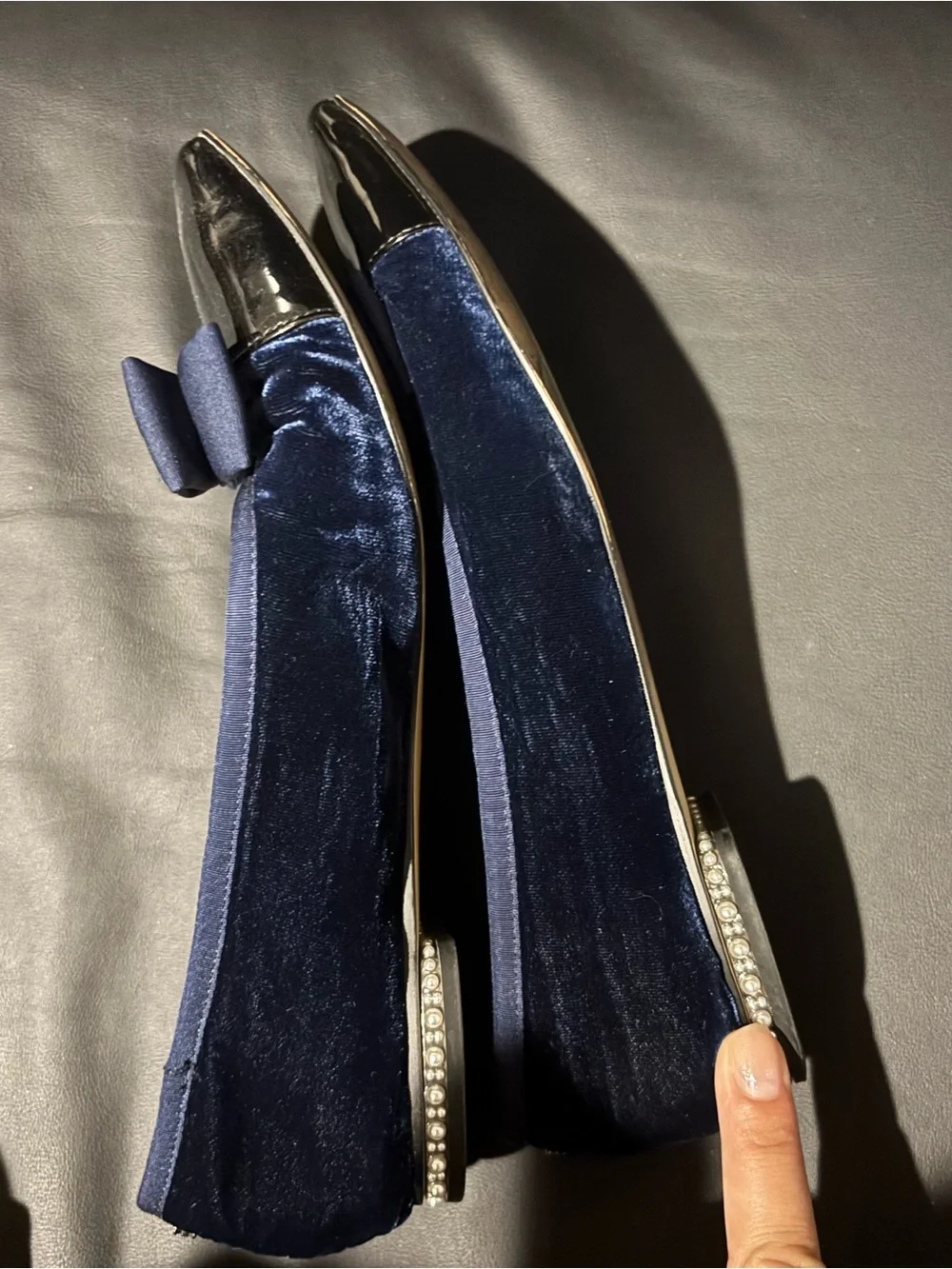 Sam Edelman Women’s Navy Bow Flats size 7